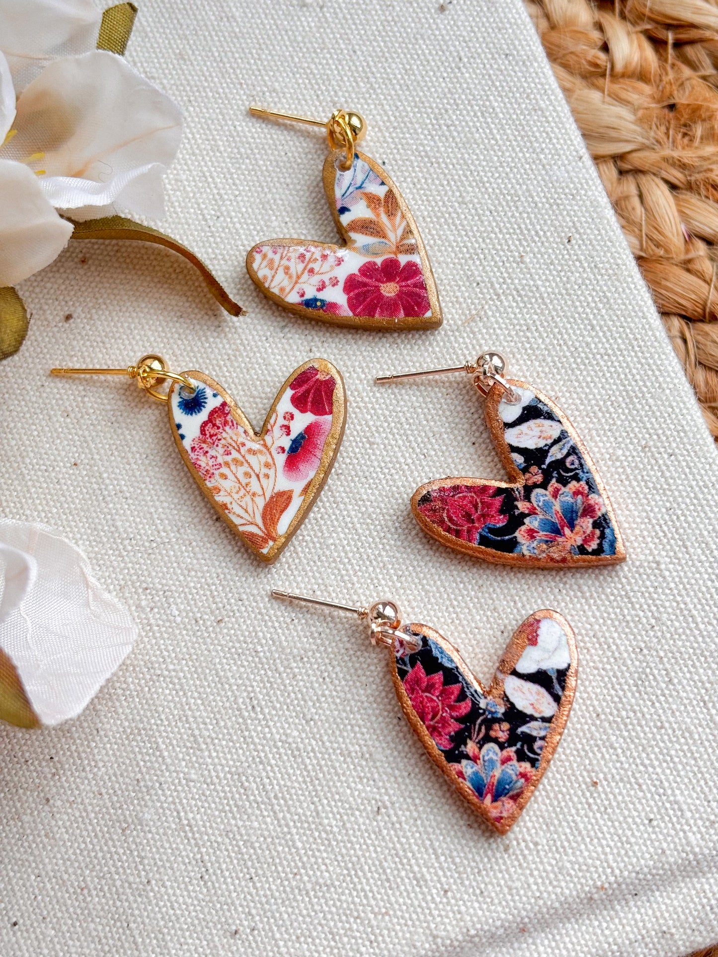 Single Heart Dangles