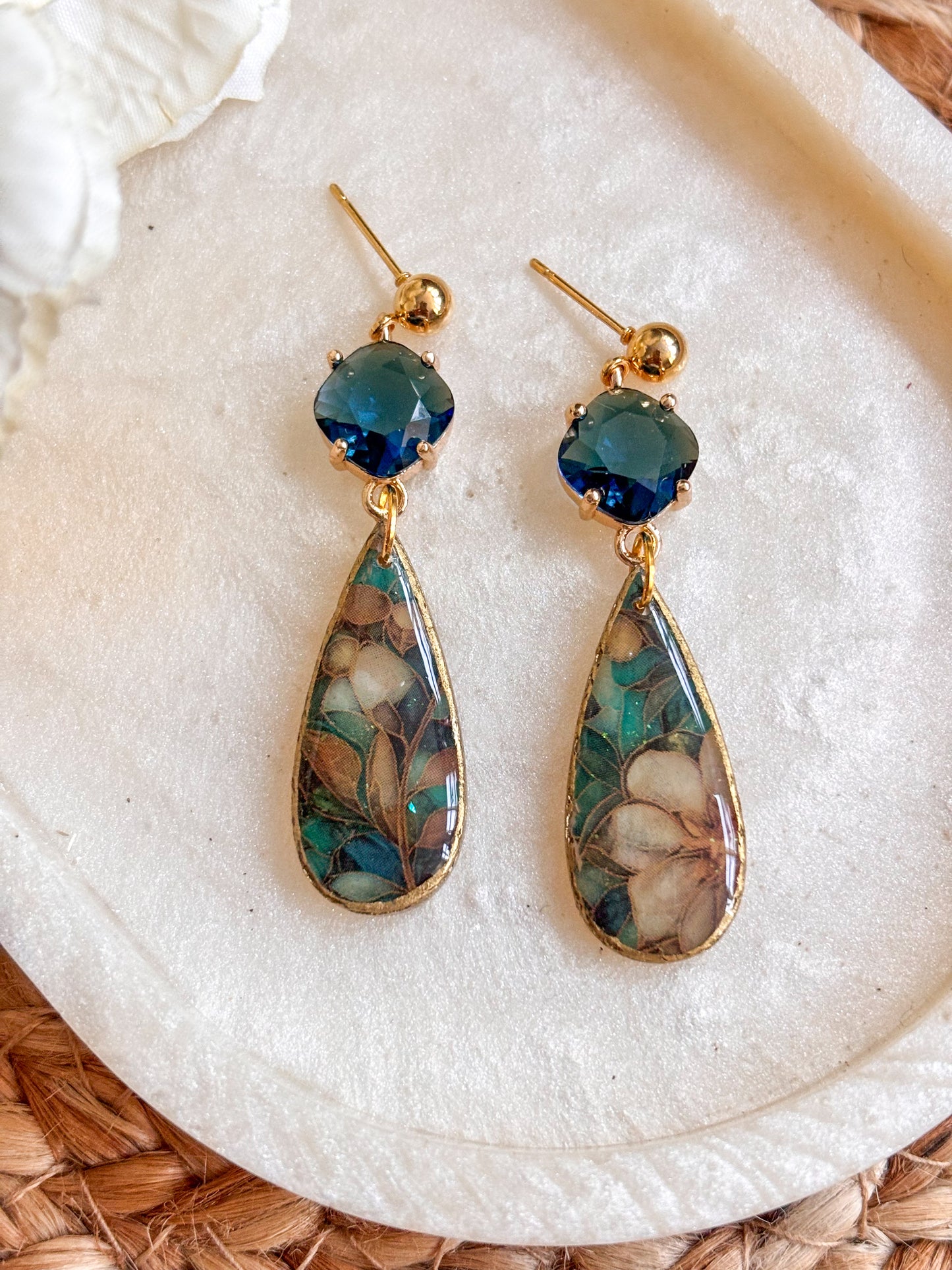 Sapphire Stained Glass Drops