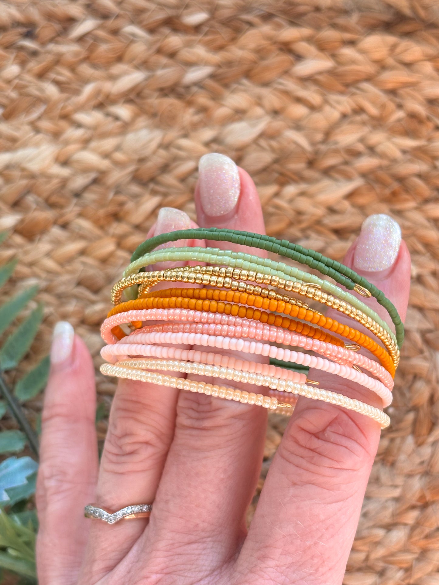 Seed Bead Stacking Bangles