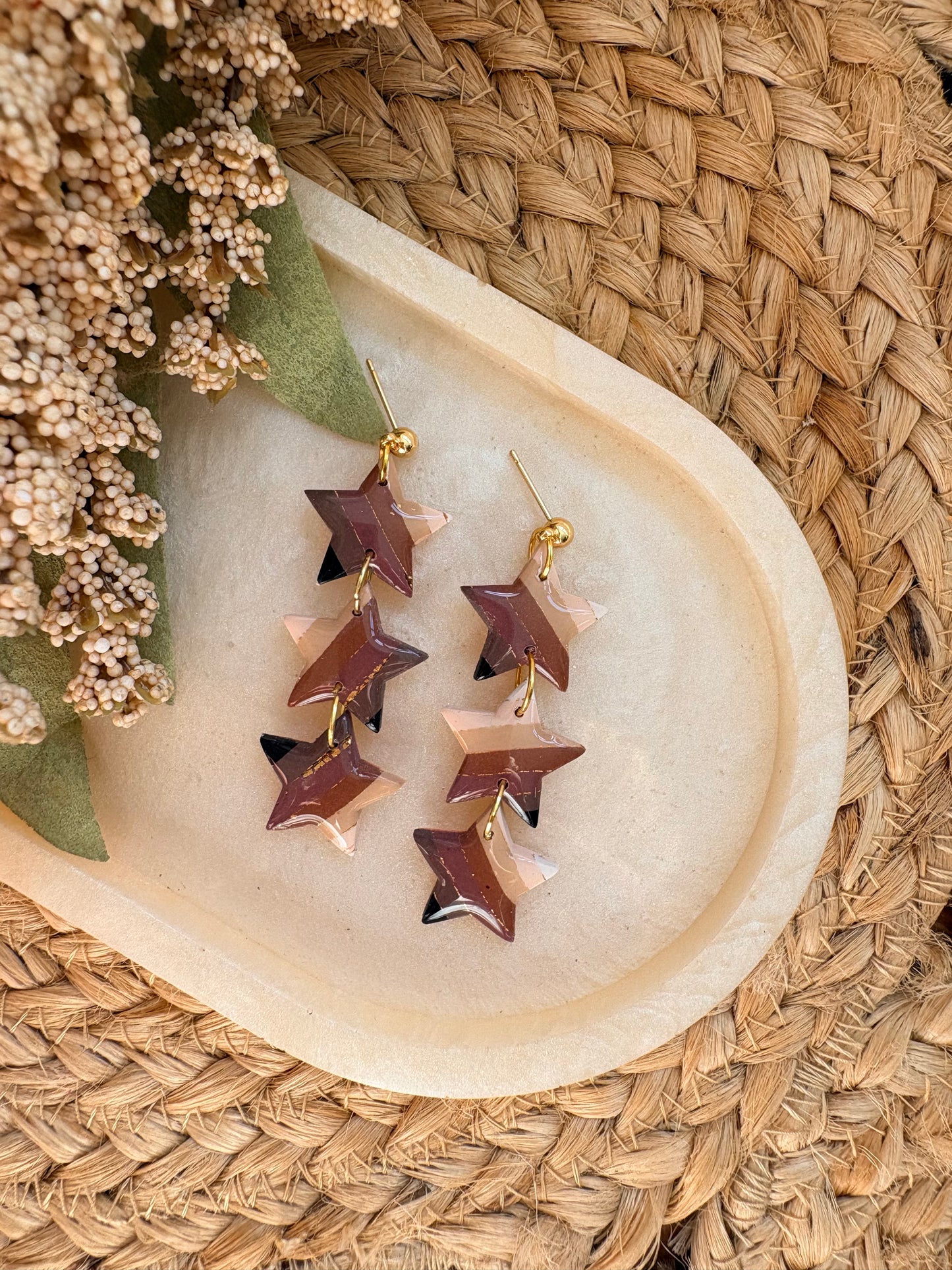 Striped Star Dangles