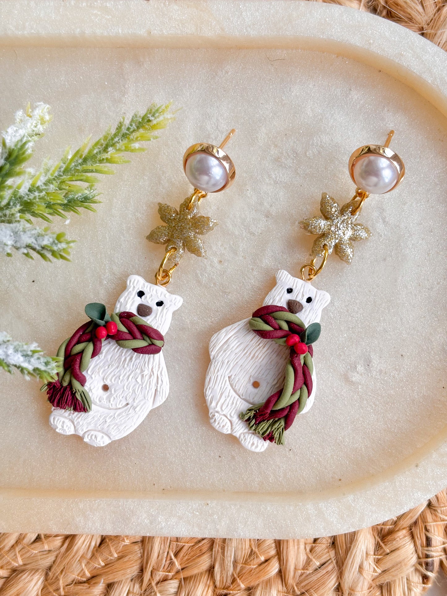 Christmas Bear Dangles