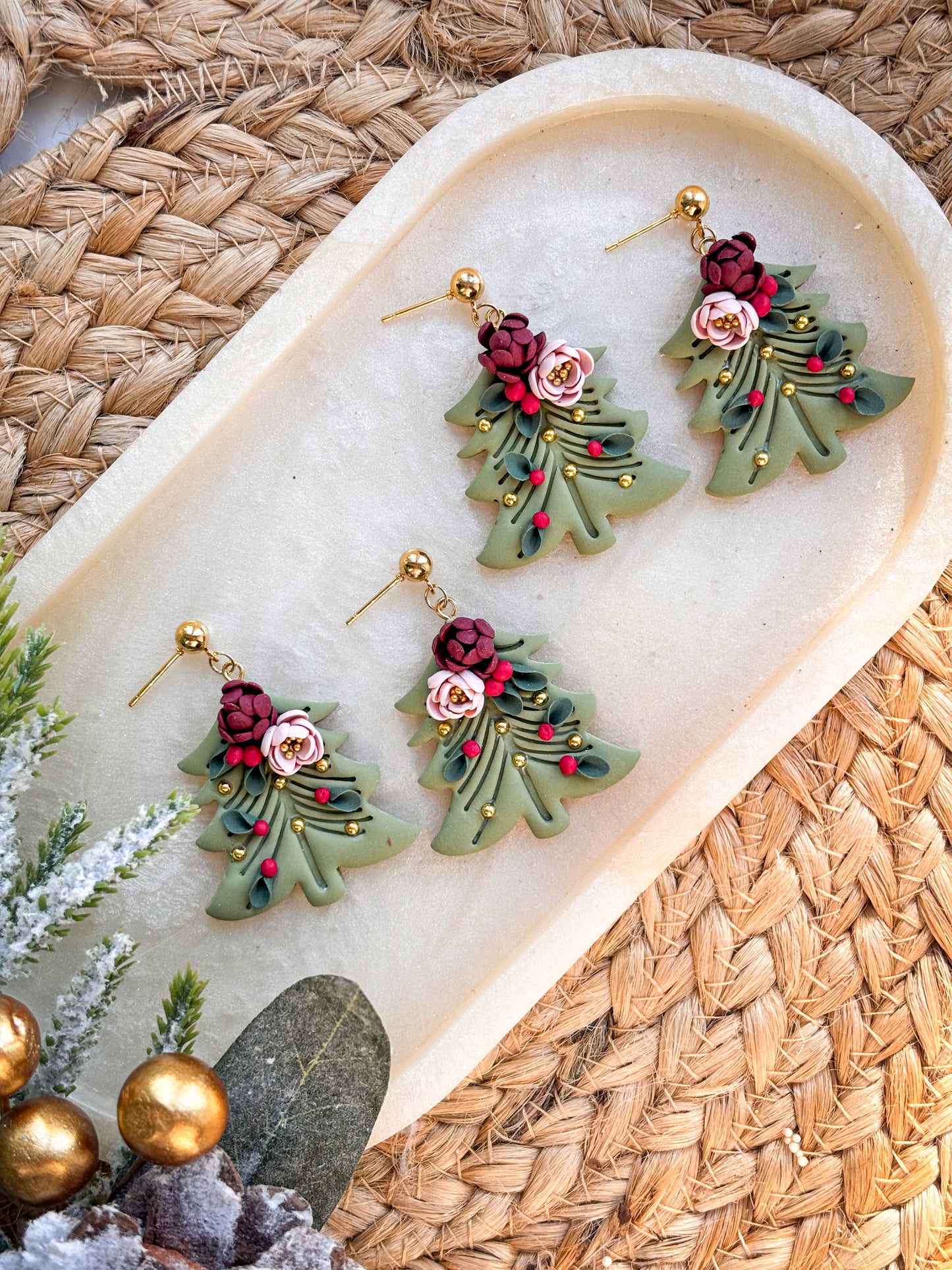 Floral Christmas Trees