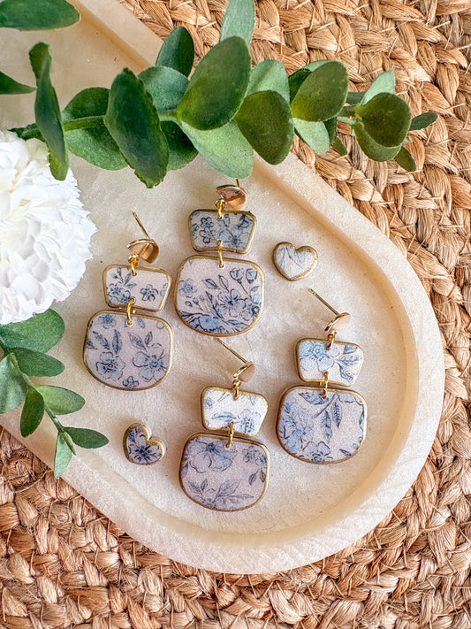 Ditsy floral dangles