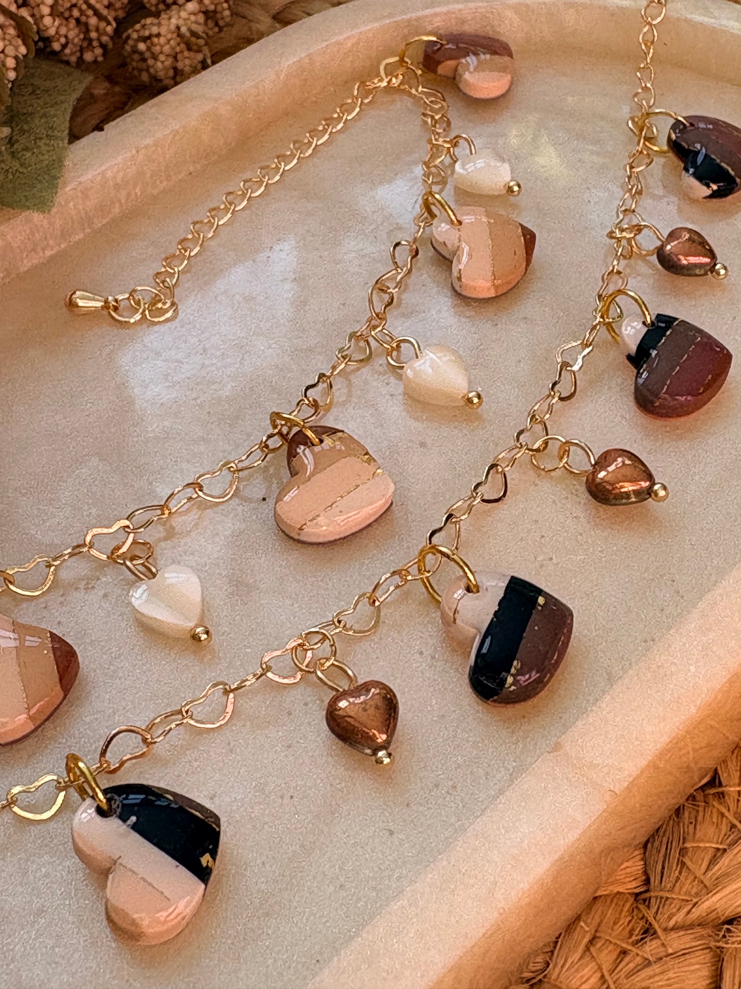 Teeny Heart Charm Bracelet