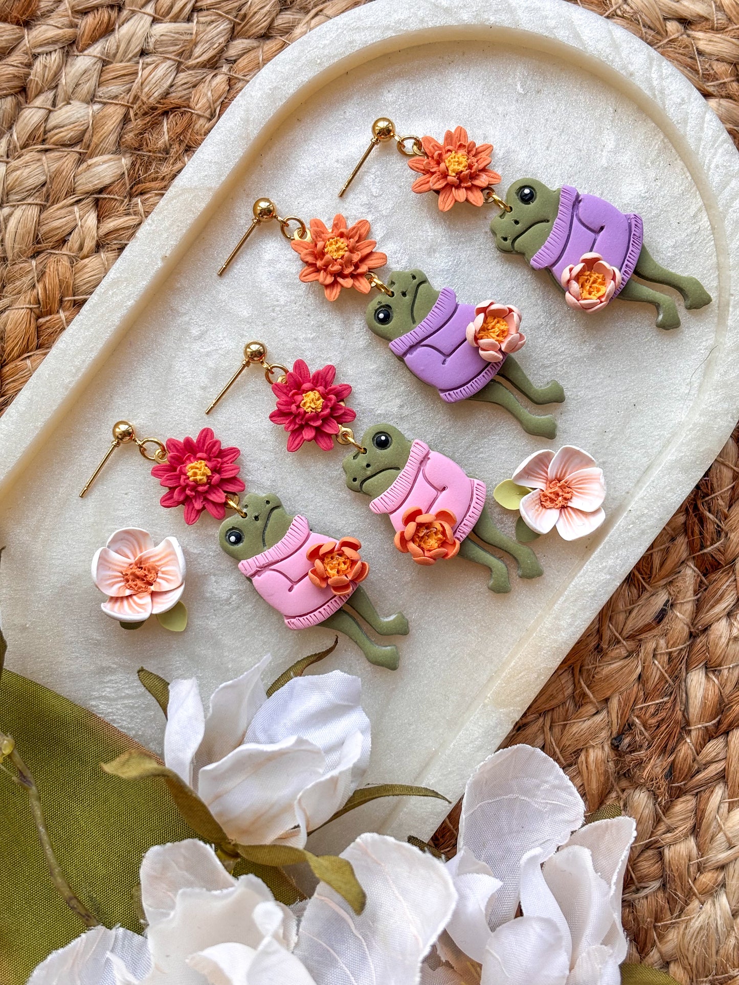 Floral Frogs