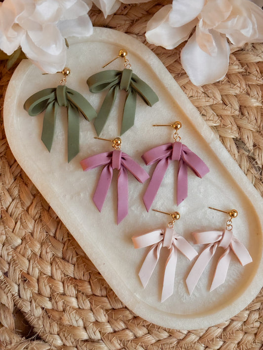 Romantic Bow Dangles