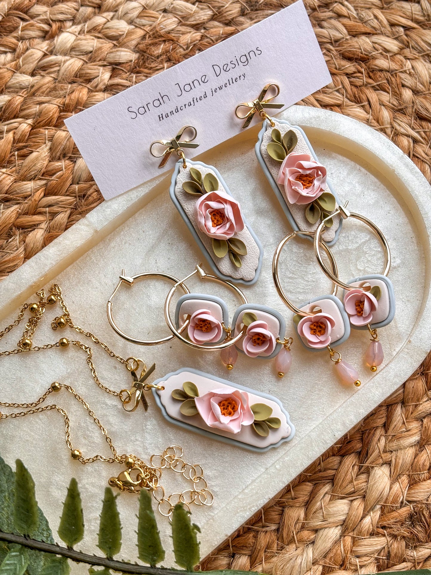 ‘Little Flo’ Charm Hoops