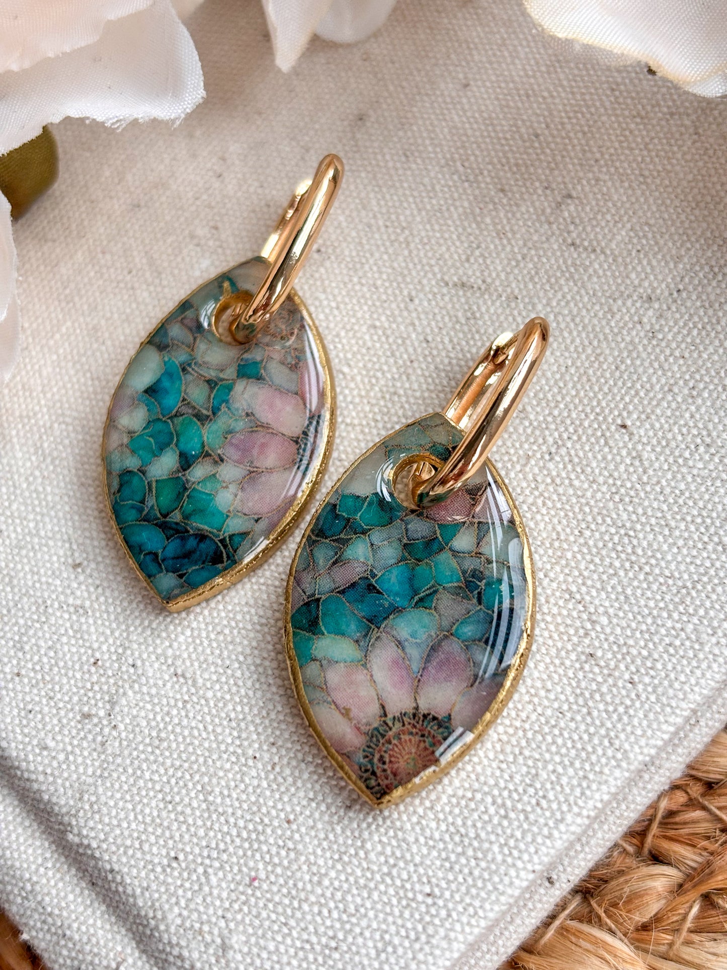 Shield Style Charms & Huggies