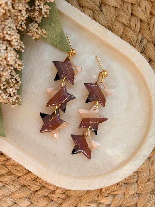 Striped Star Dangles