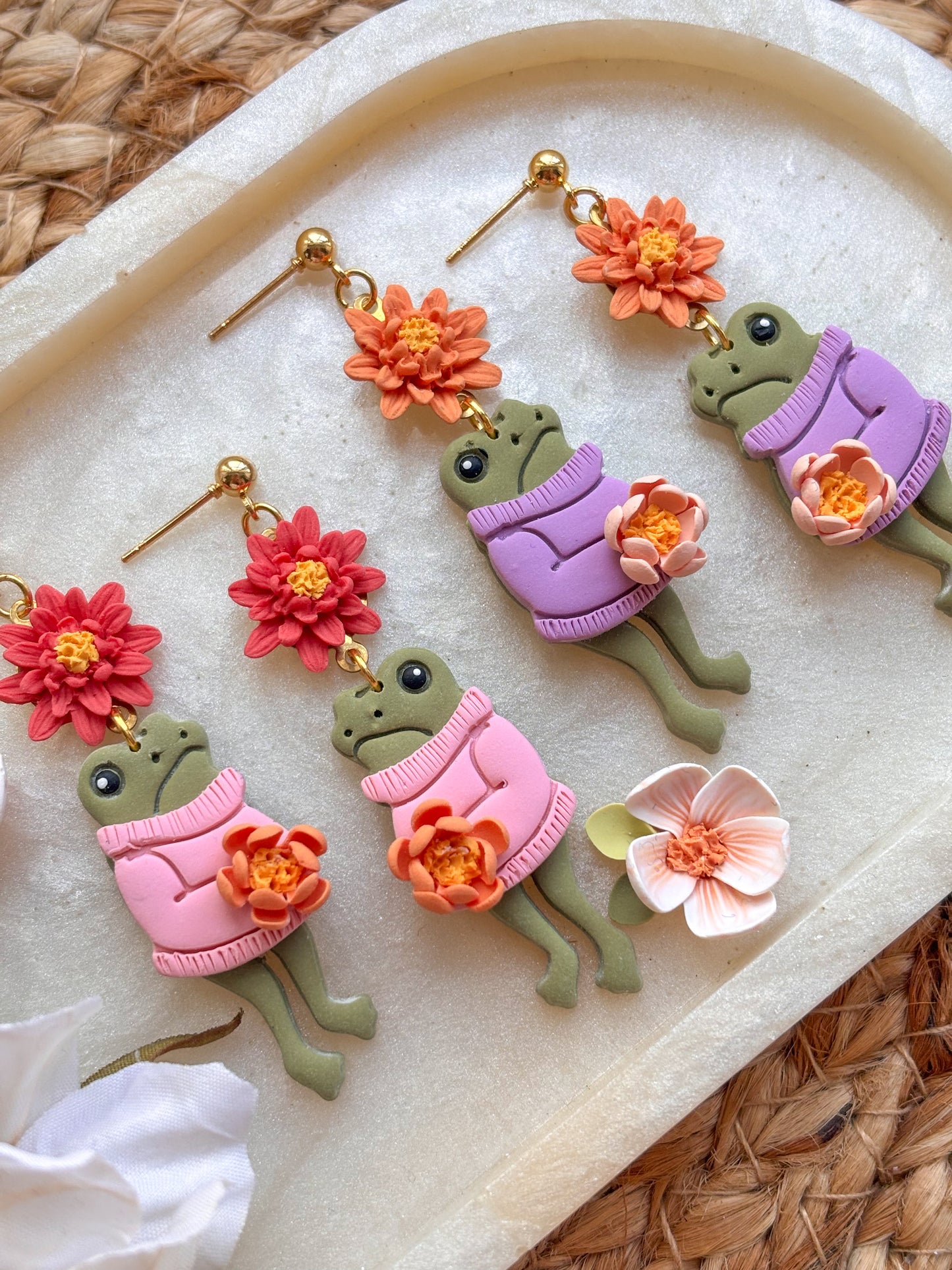 Floral Frogs