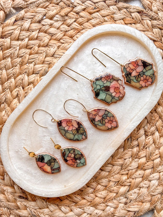 Stained Glass Effect Dangles (Mini print)