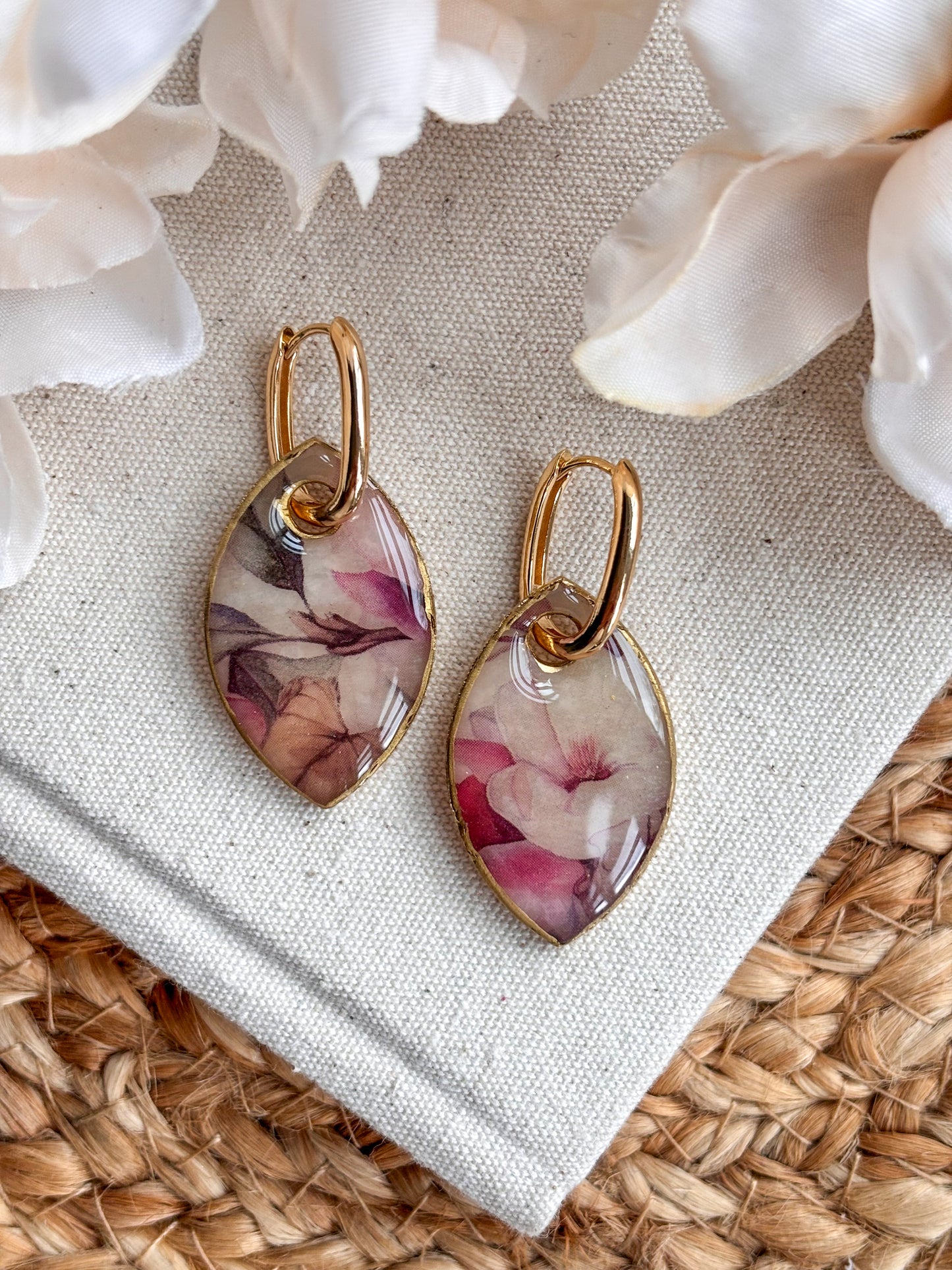 Shield Style Charms & Huggies