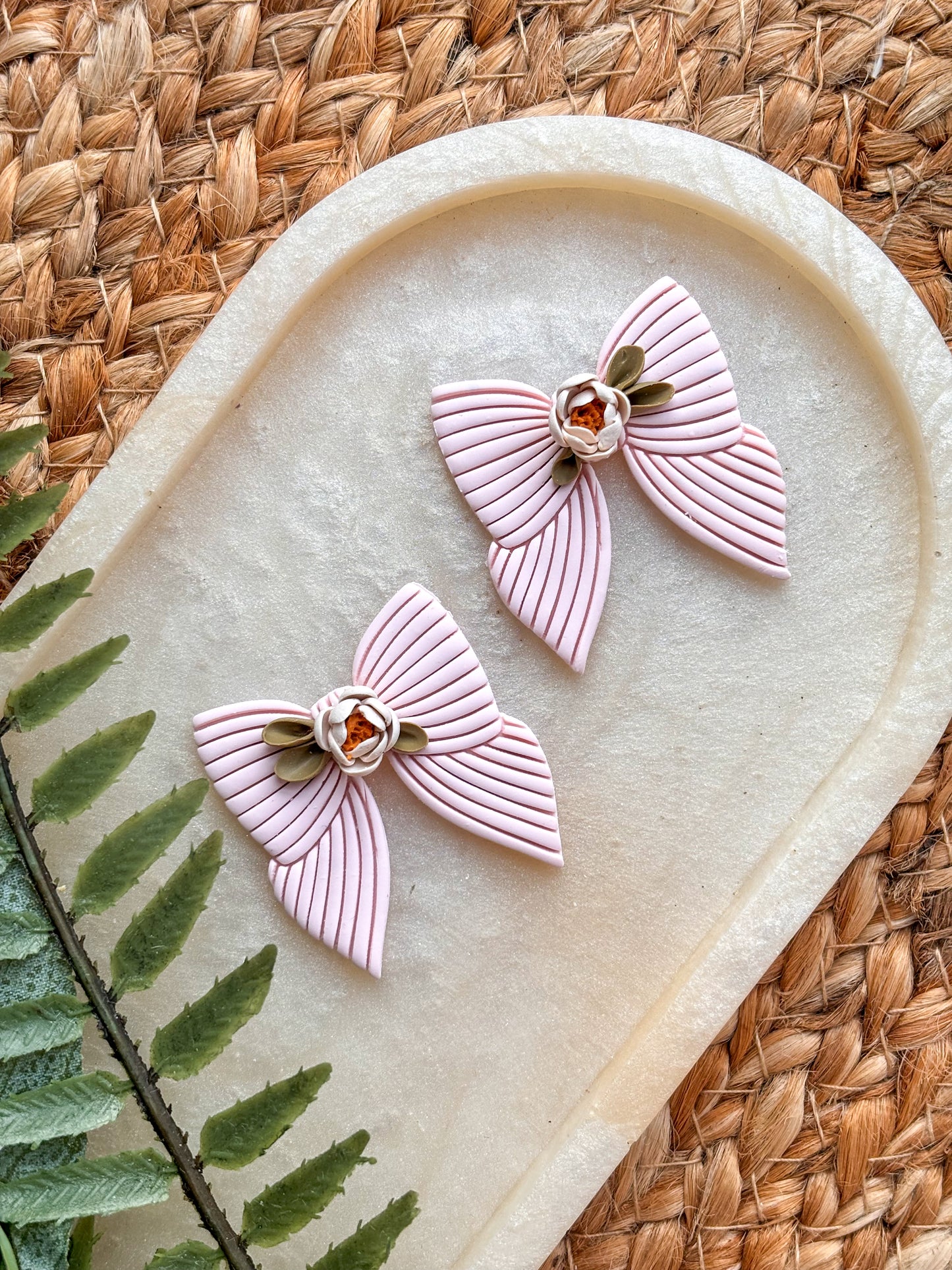 Large Candy Bow Studs