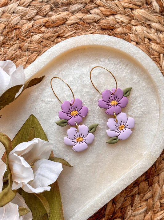 Violet Hoops