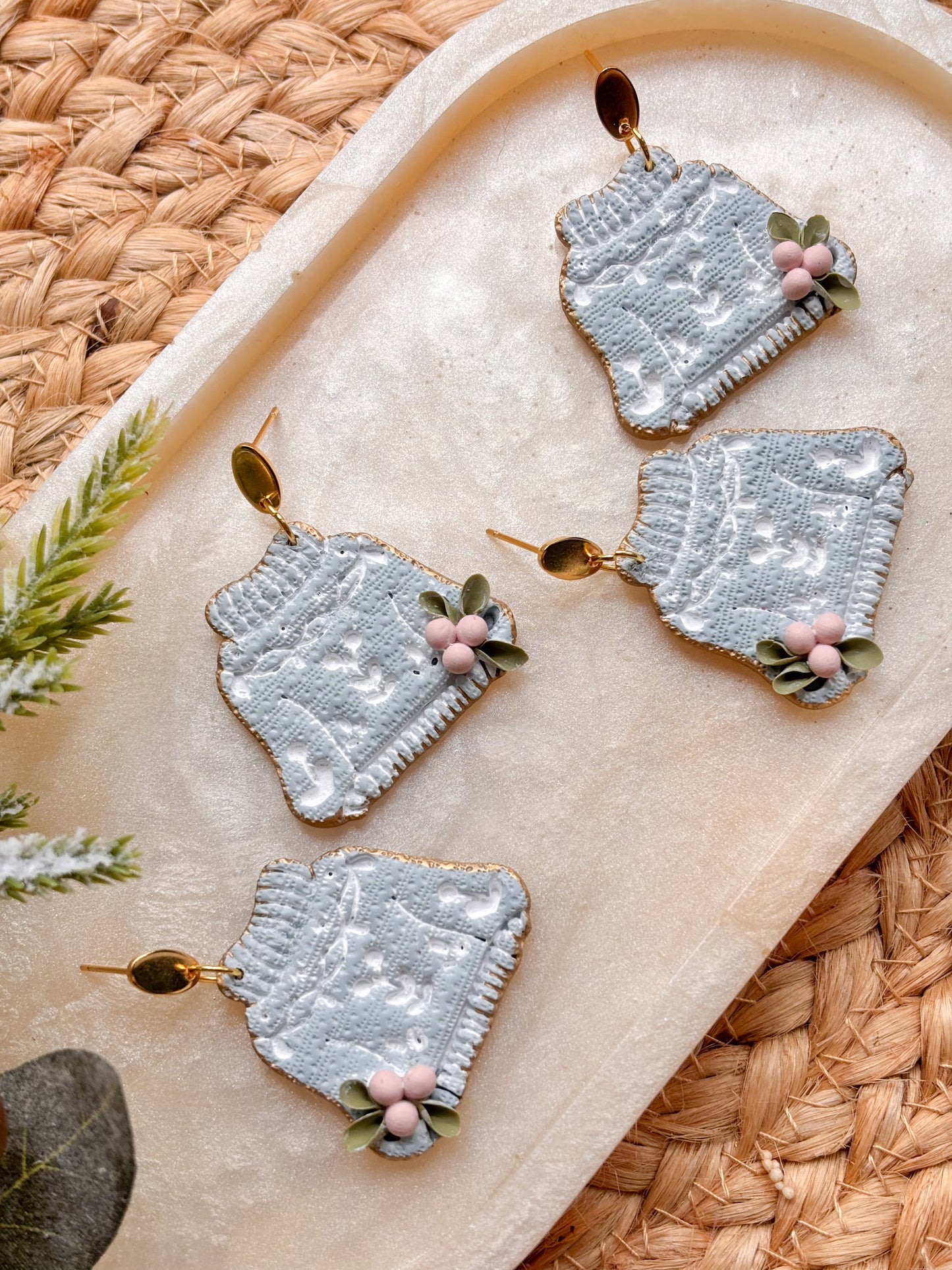 Festive Woolly Sweater Earrings