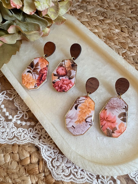Autumn frames - orange/rust