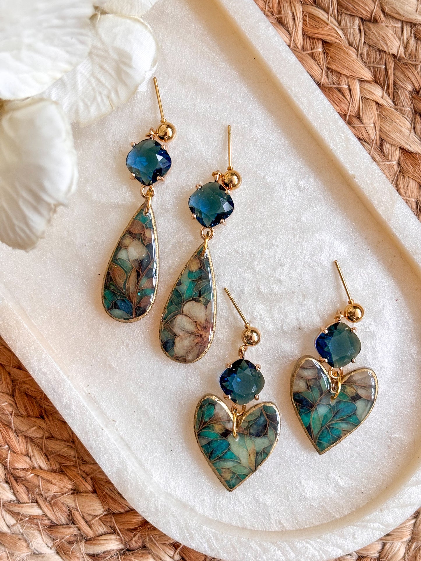 Sapphire Stained Glass Drops