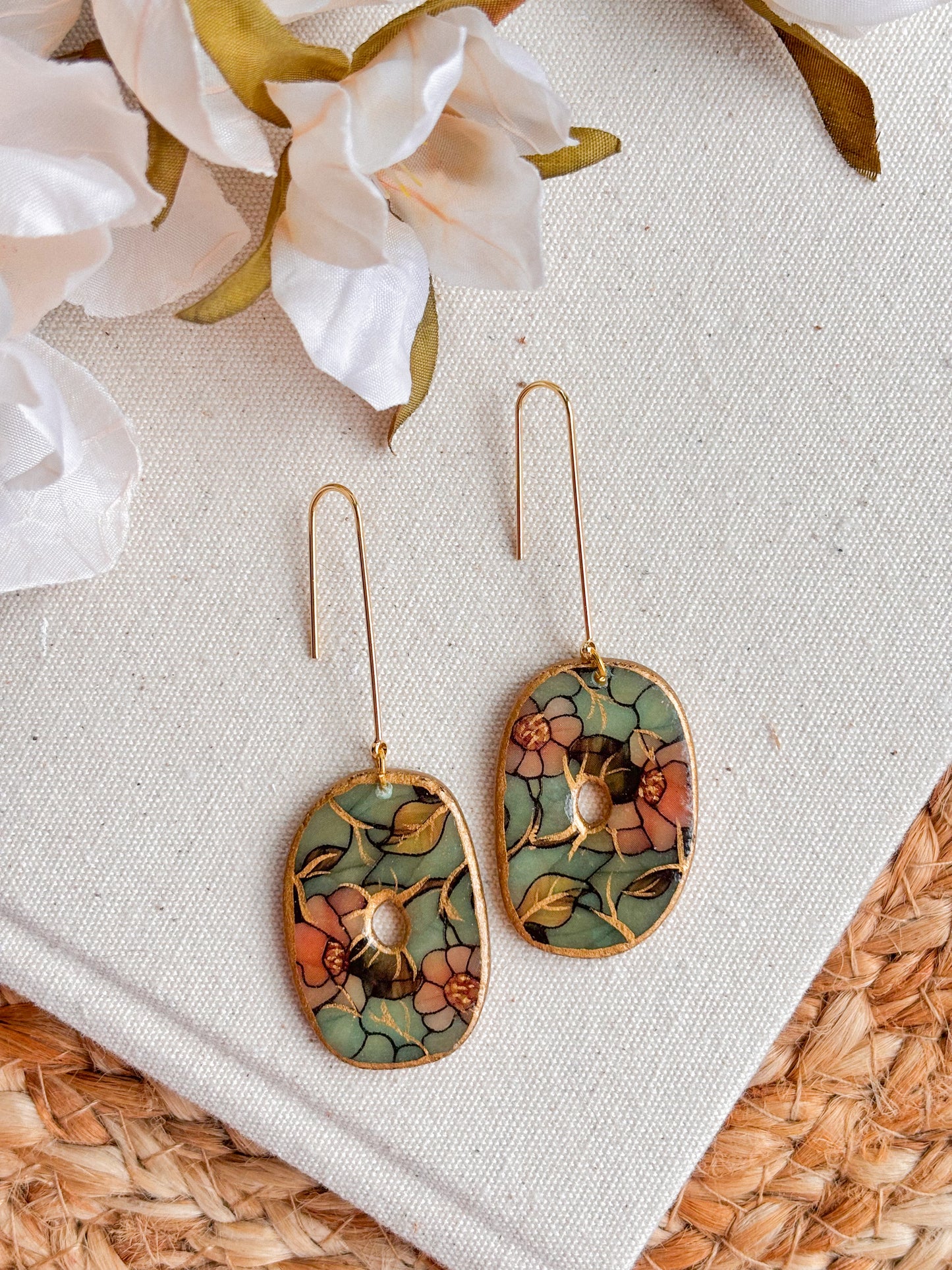 Stained Glass Organic Hooks