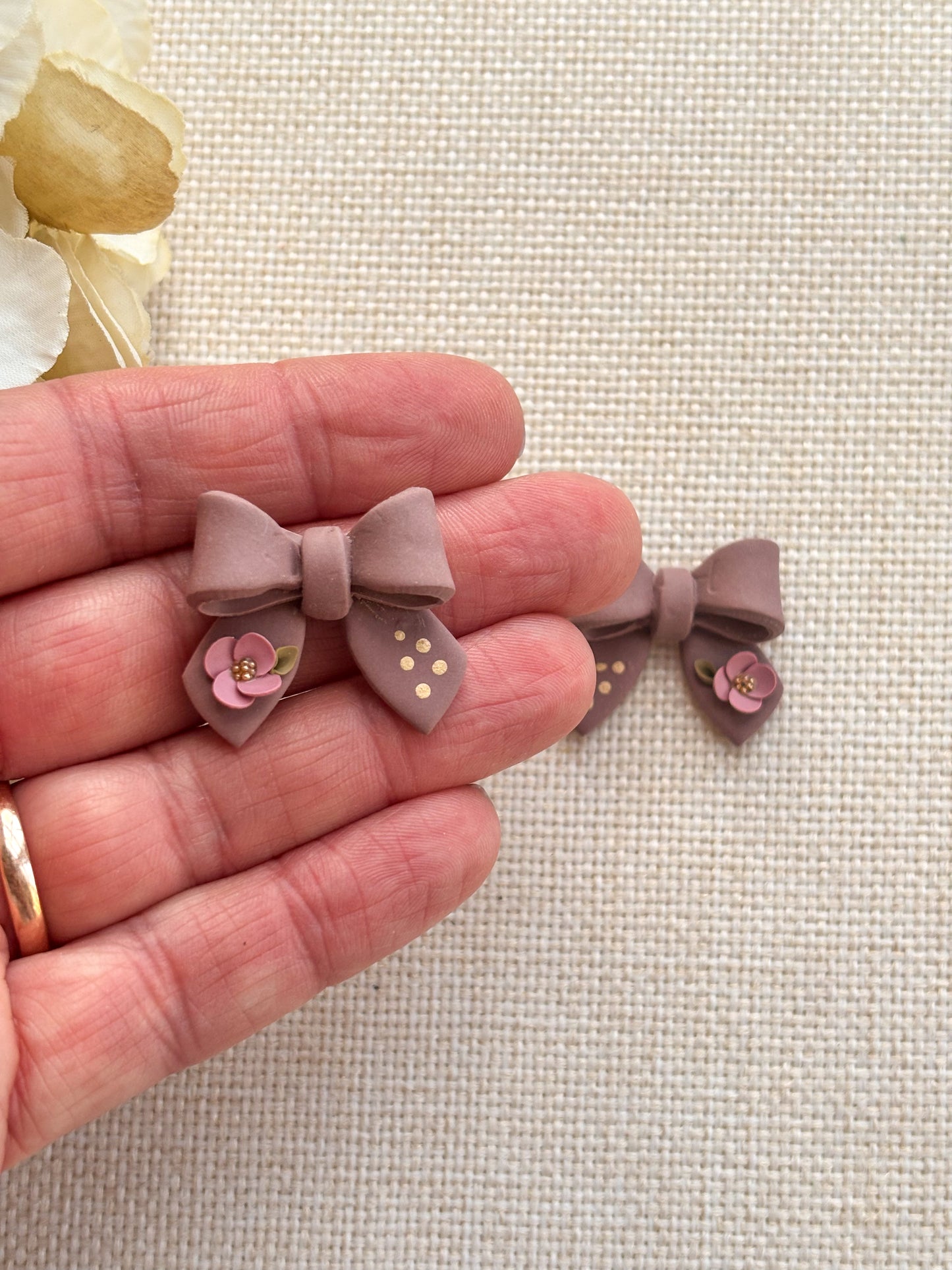 Elegant Bow Studs