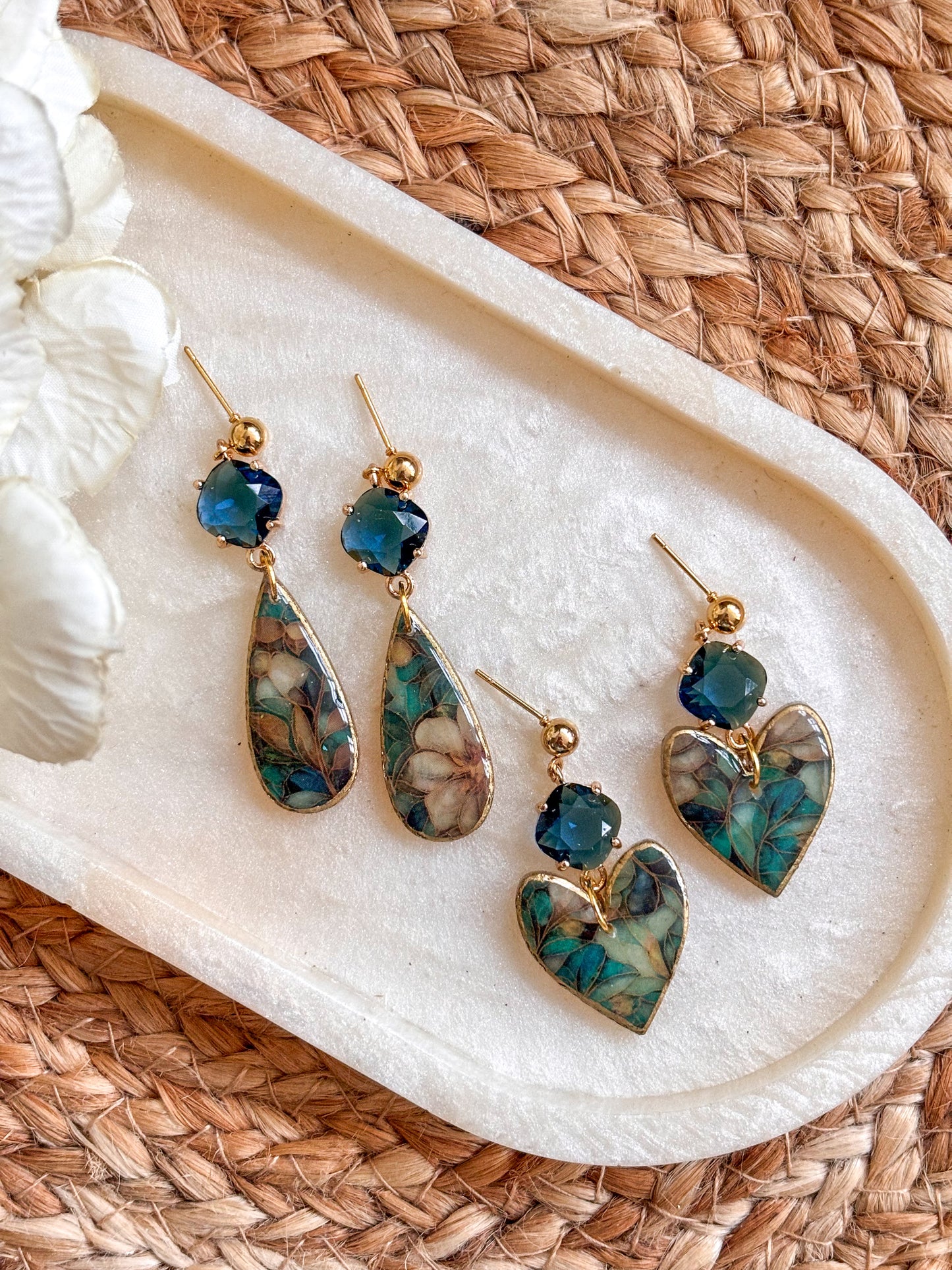 Sapphire Stained Glass Drops