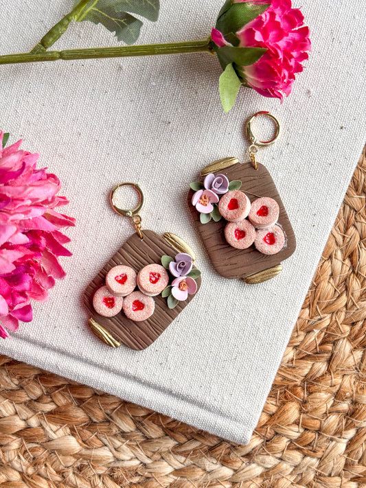 Tray of Biscuit Earrings