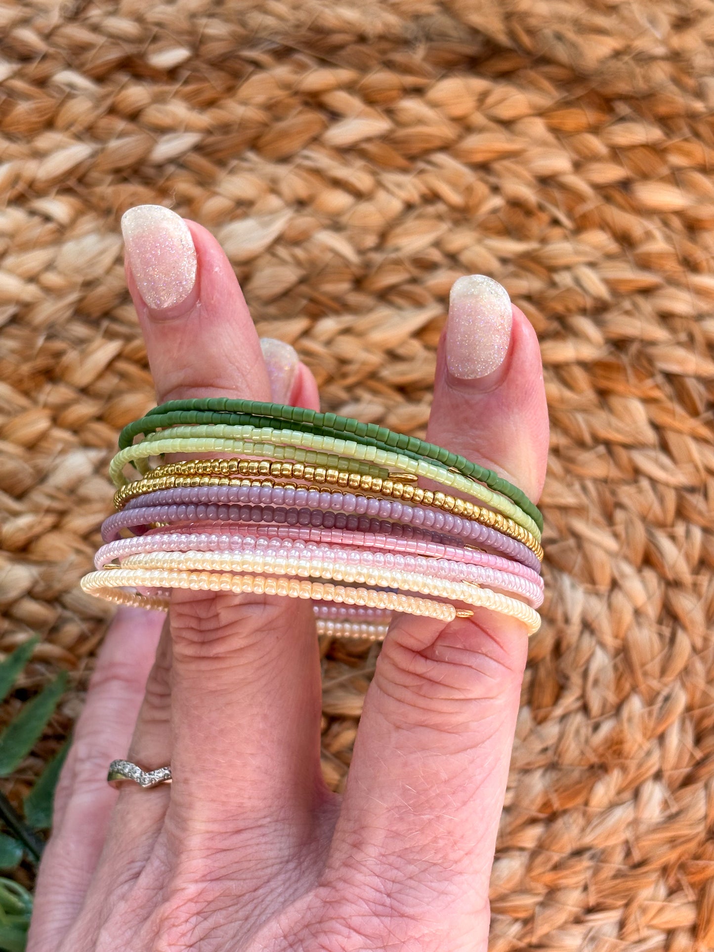 Seed Bead Stacking Bangles