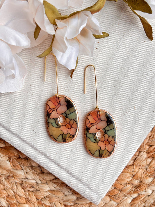 Stained Glass Organic Hooks