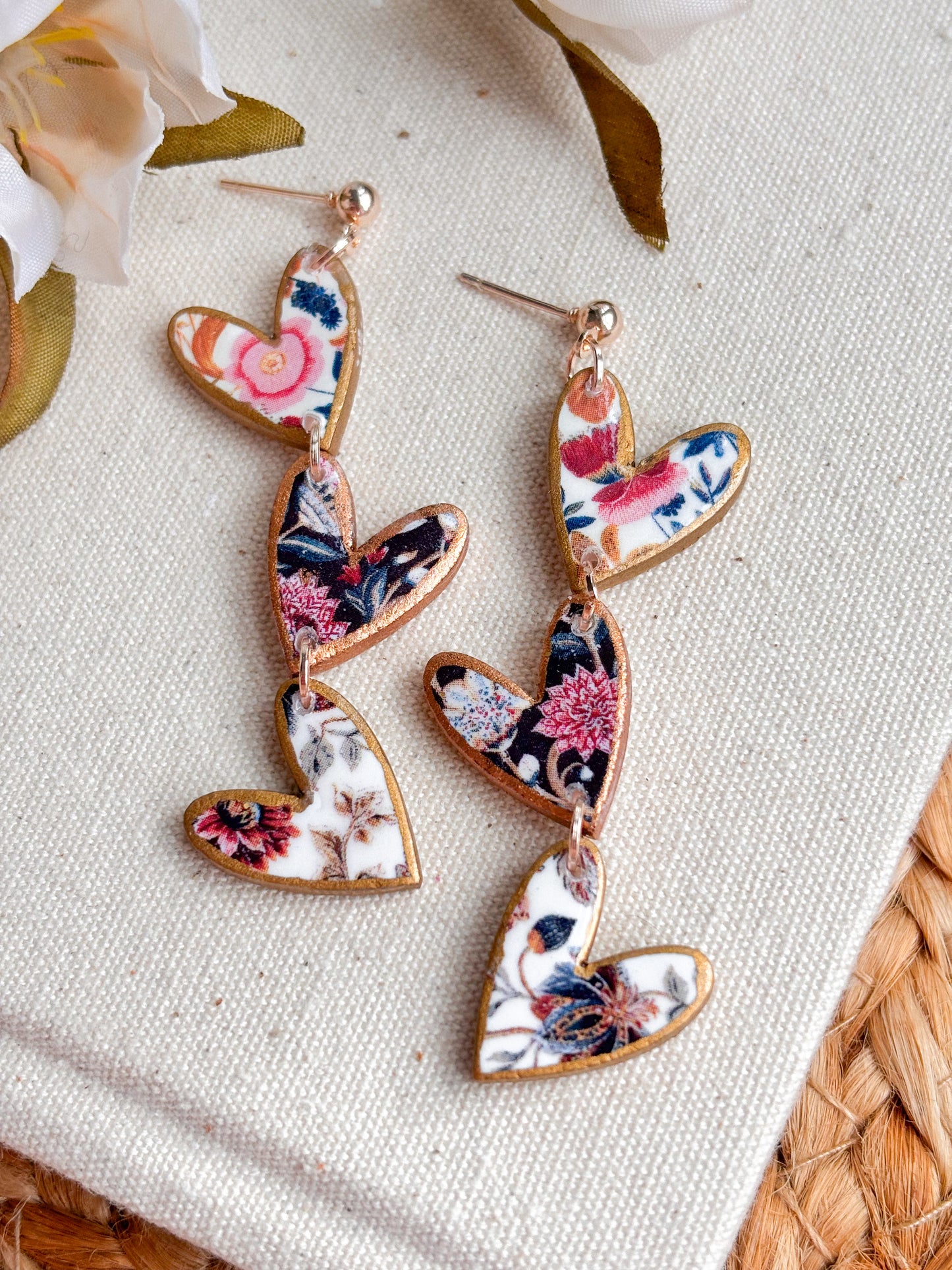 Triple Heart Dangles