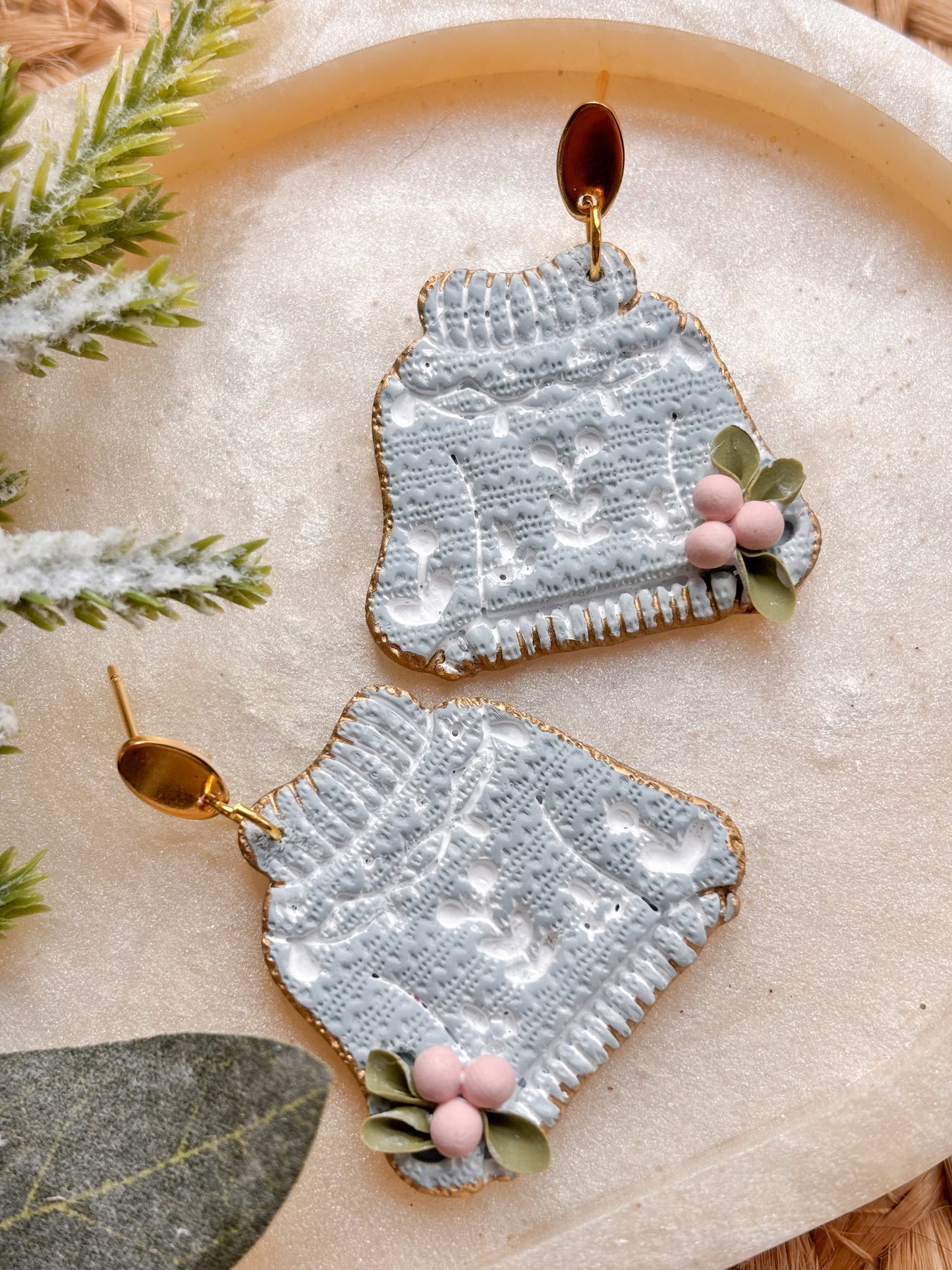 Festive Woolly Sweater Earrings