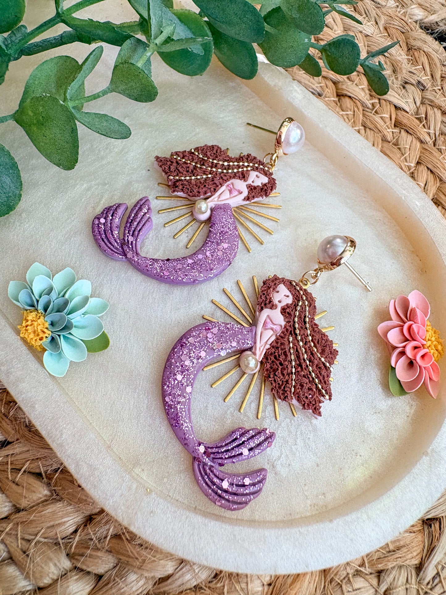 Magical mermaid earrings
