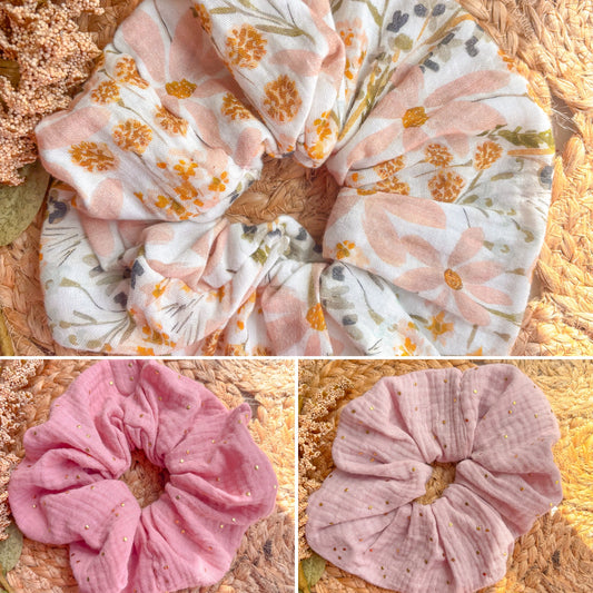 Large Hair Scrunchies