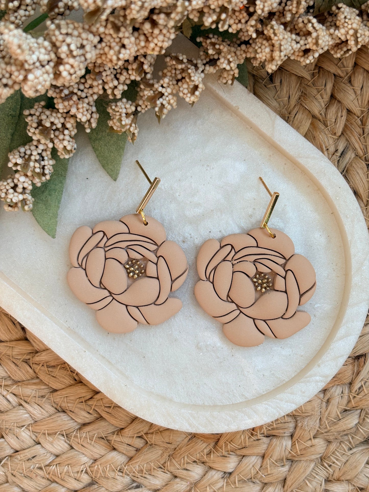 Peony Dangles