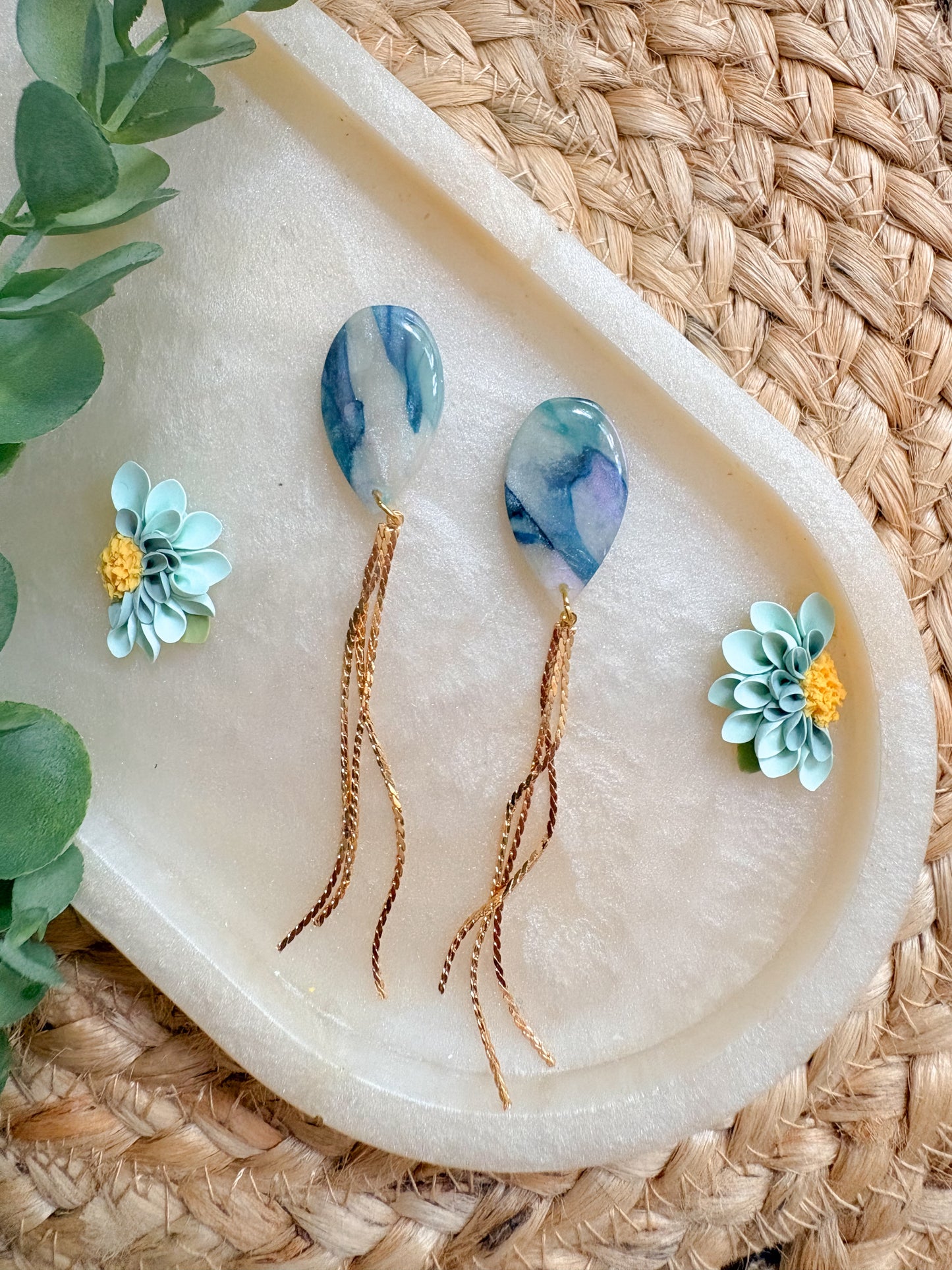 ‘Beside the Sea’ droplet dangles